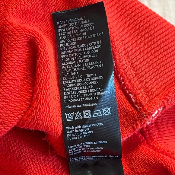 Ivy Park cropped orange baseball hoodie - Picture 6 of 6